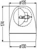 TEREX 3963146 Rotating Beacon